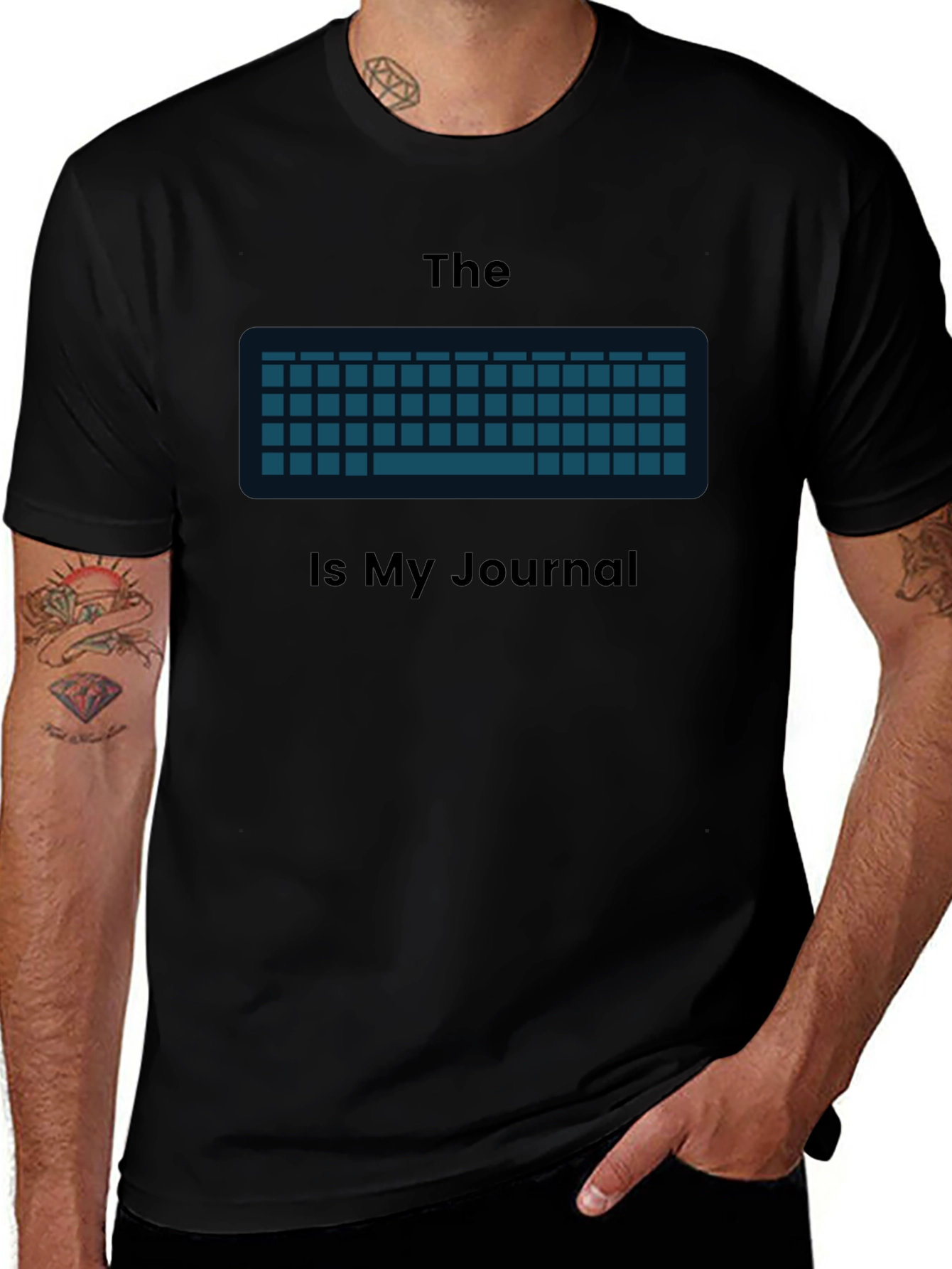 The Keyboard Is My Journal T-Shirt