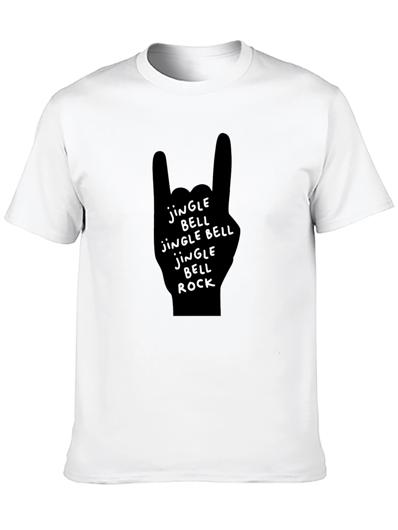 Jingle Bell Rock Graphic Tee - Black