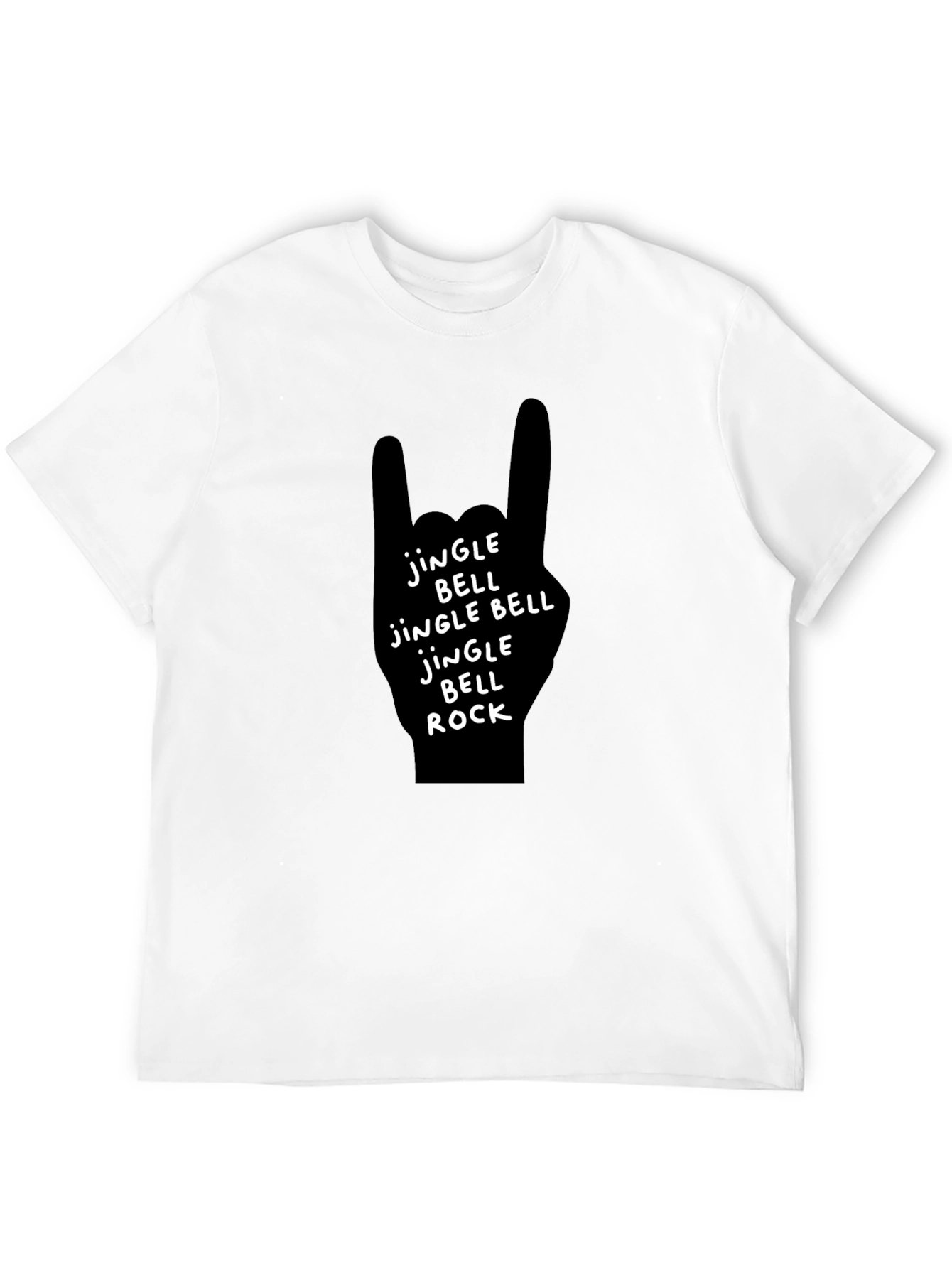 Jingle Bell Rock Graphic Tee - Black