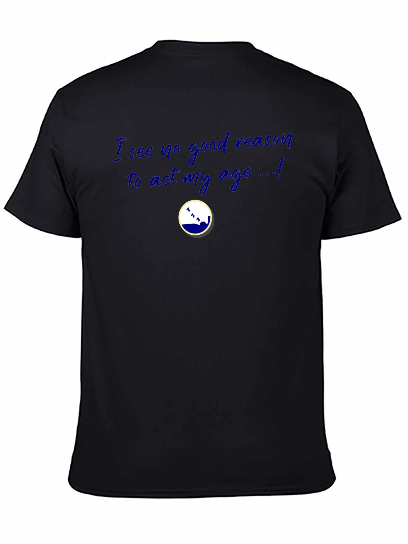 Funny Act My Age Black T-Shirt