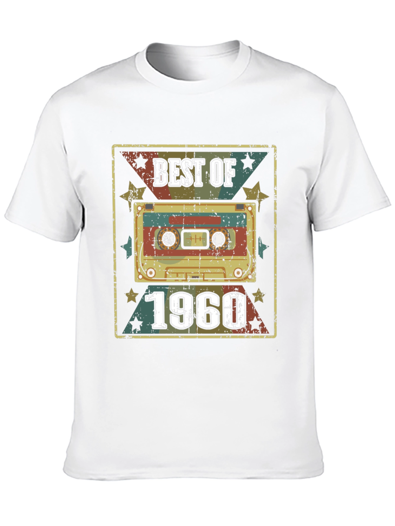 Best of 1960 Cassette Tape Black T-Shirt