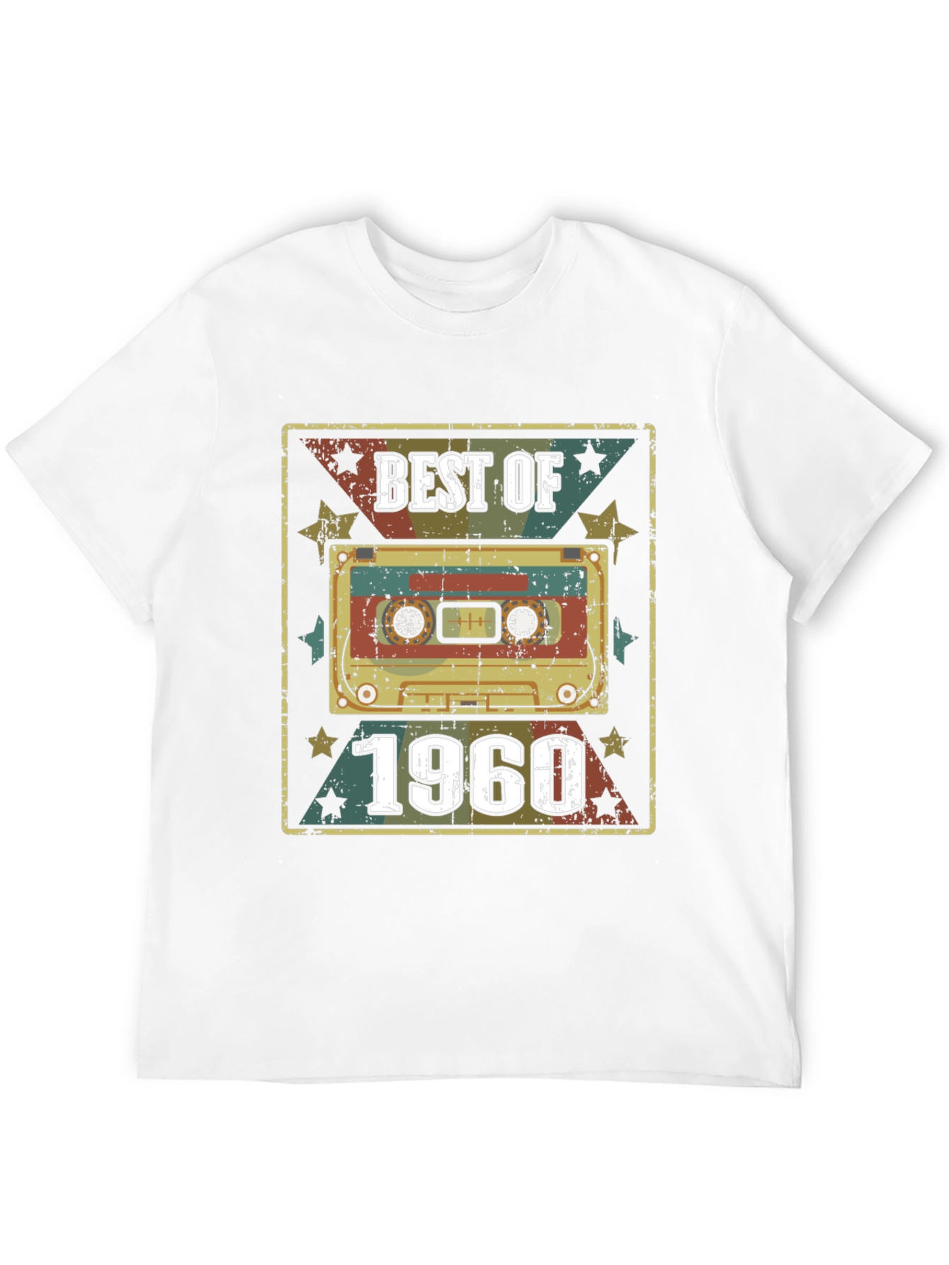 Best of 1960 Cassette Tape Black T-Shirt