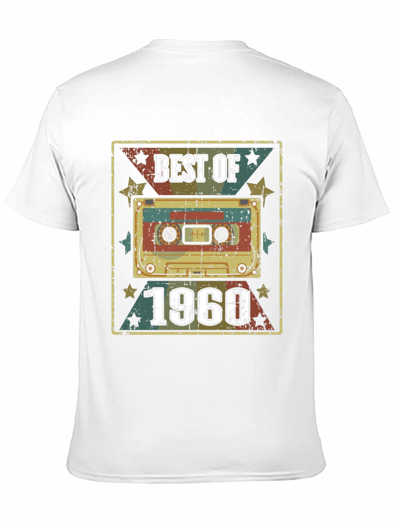 Best of 1960 Cassette Tape Black T-Shirt