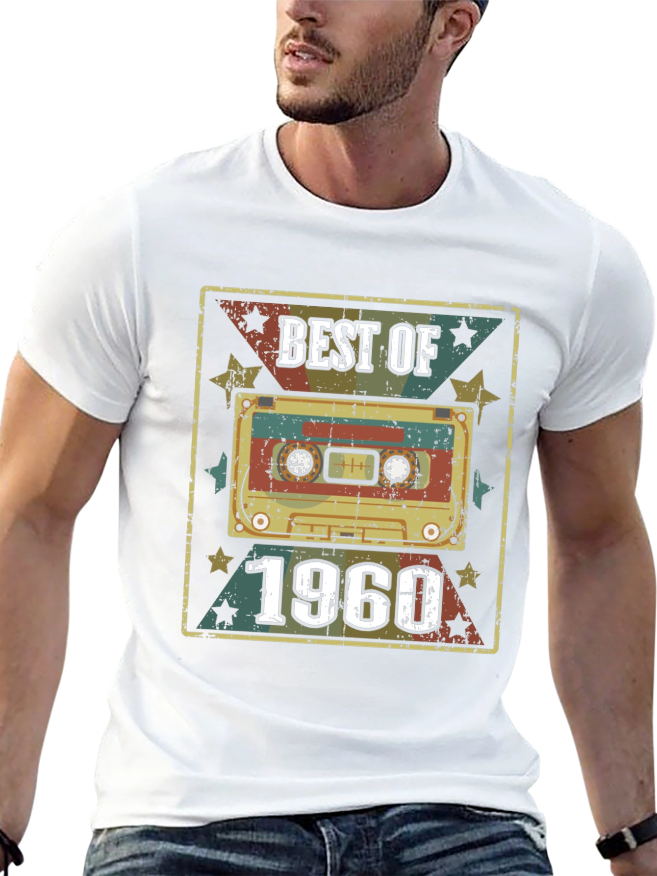 Best of 1960 Cassette Tape Black T-Shirt