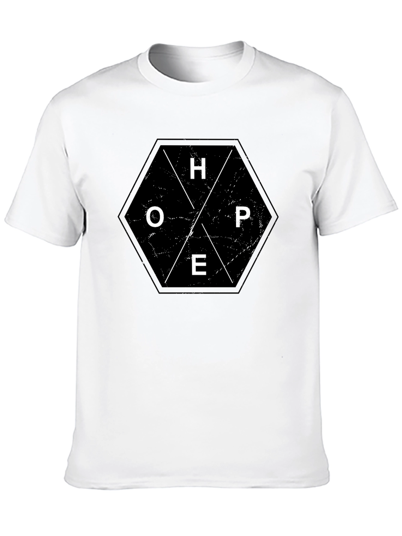 Hope Hexagon T-Shirt - Stylish Graphic Tee