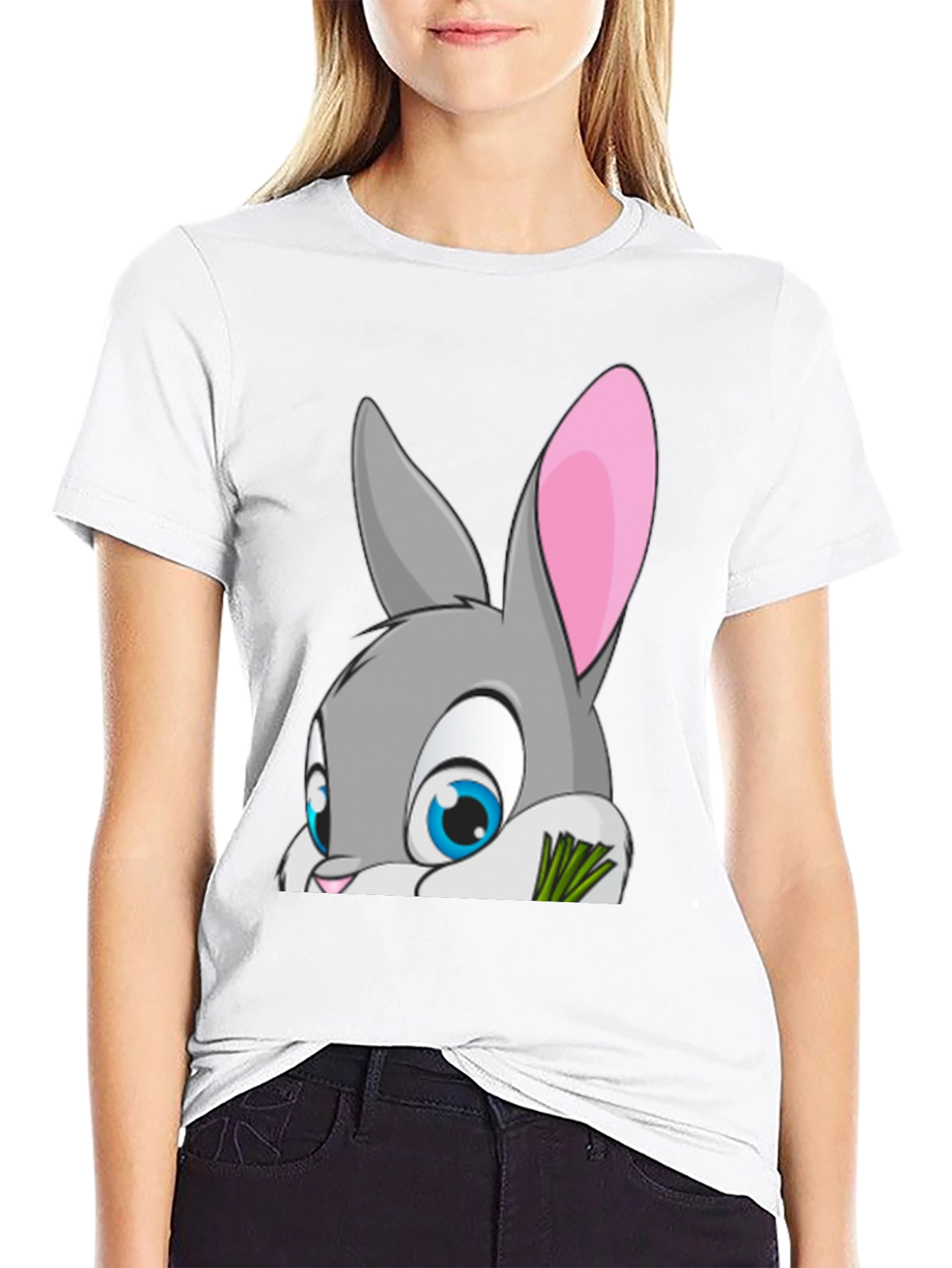Bunny Graphic Tee - Cute Rabbit Design T-Shirt