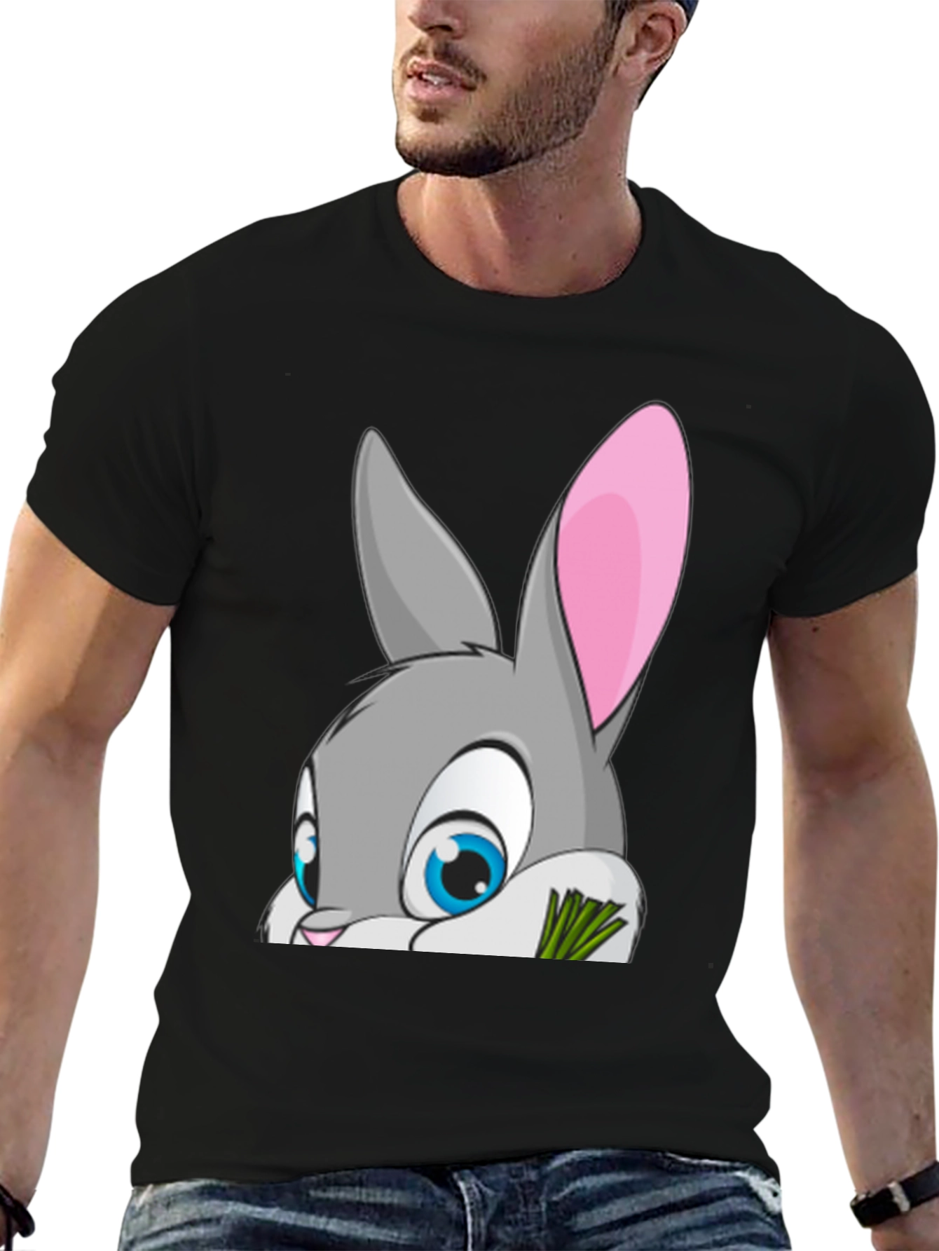 Bunny Graphic Tee - Cute Rabbit Design T-Shirt