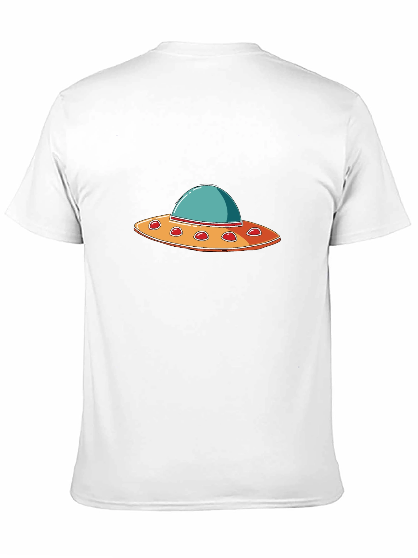 UFO Graphic T-Shirt - Black Crew Neck Tee