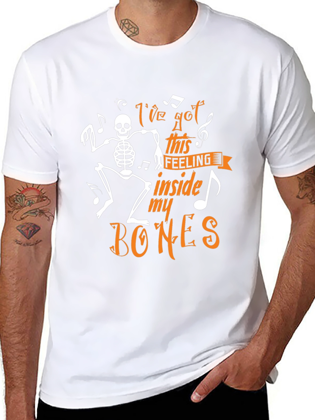 Skeleton Bones Feeling T-Shirt