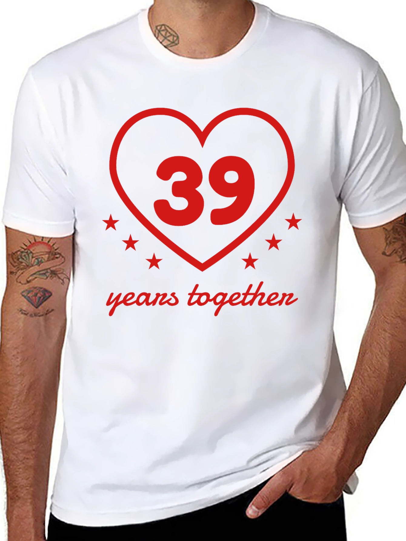 39 Years Together Anniversary T-Shirt