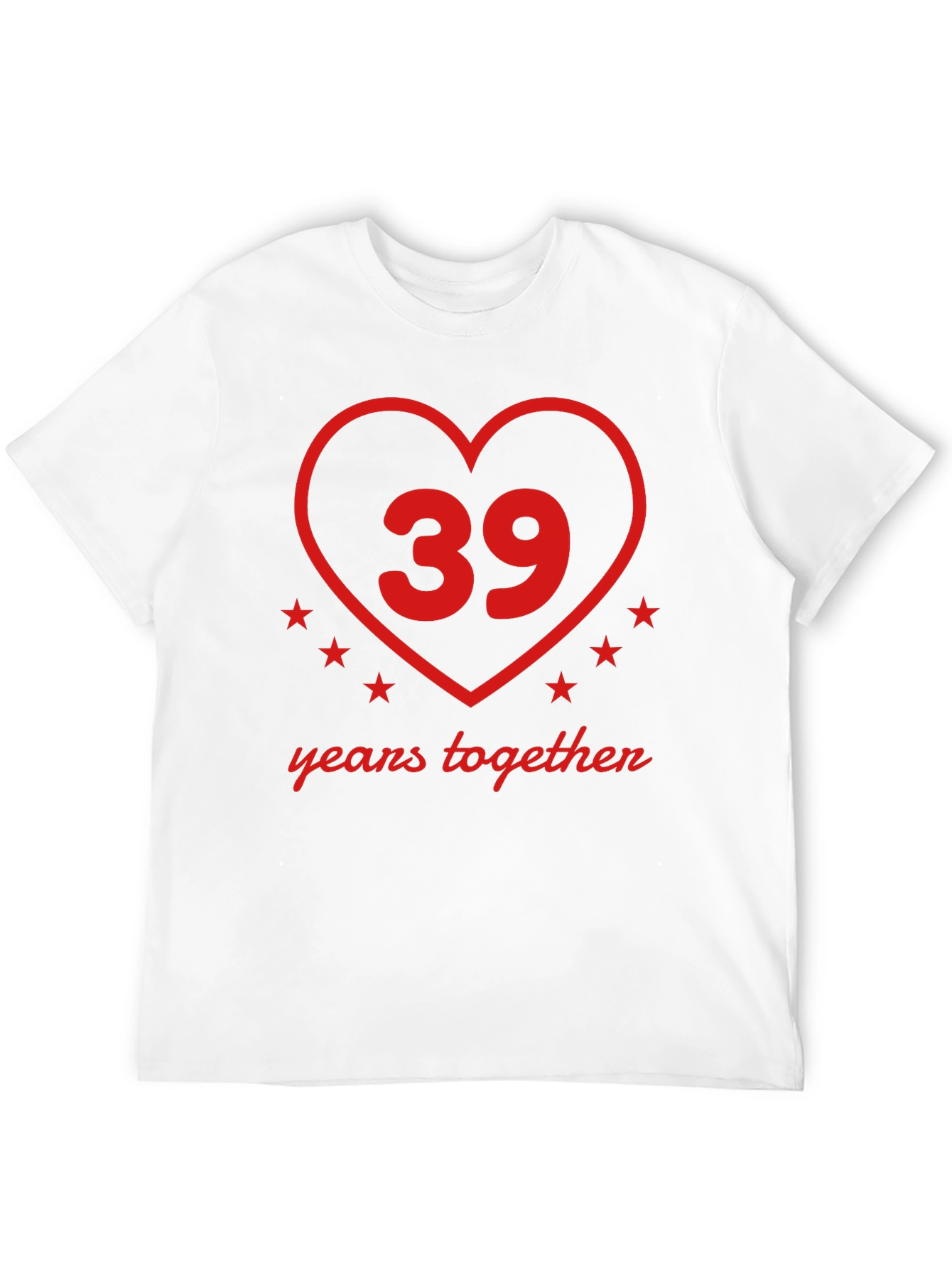 39 Years Together Anniversary T-Shirt