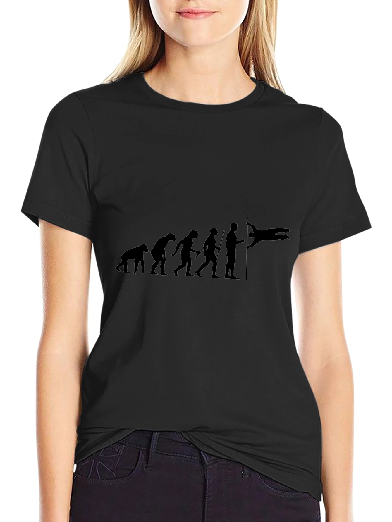 Evolution of Diving T-Shirt - Black
