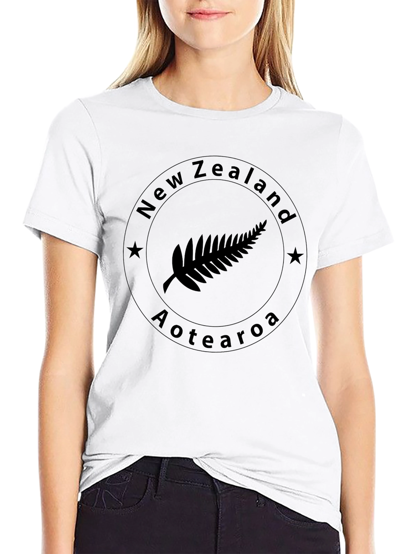 New Zealand Aotearoa Fern Graphic Tee