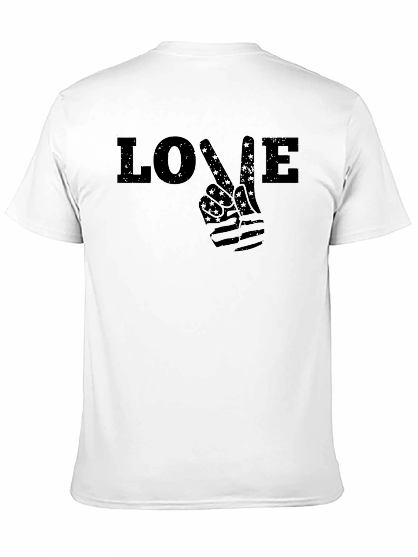 Love Peace Sign Graphic T-Shirt