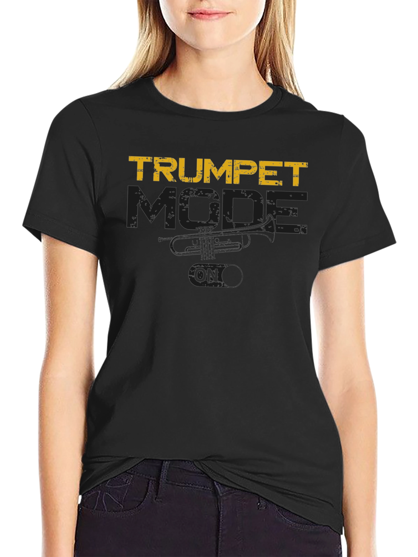Trumpet Mode On Graphic T-Shirt