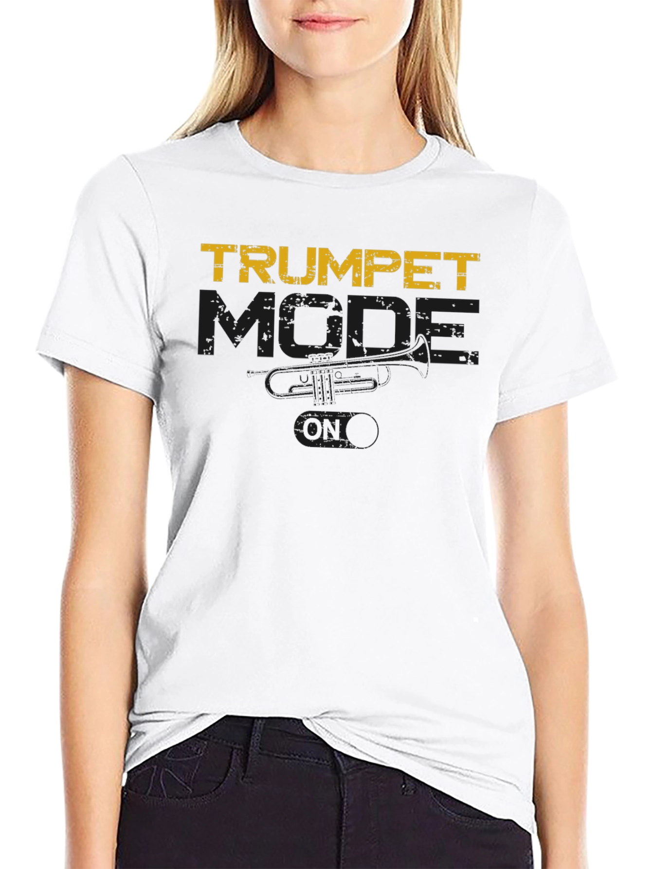 Trumpet Mode On Graphic T-Shirt