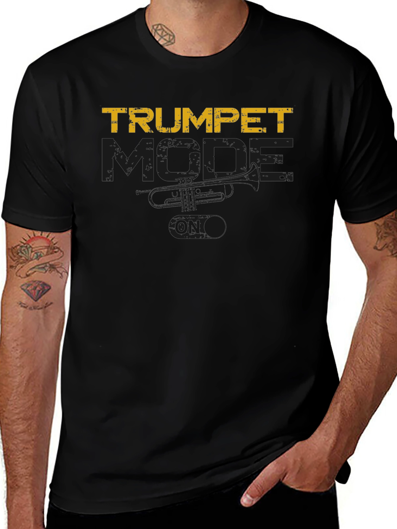 Trumpet Mode On Graphic T-Shirt
