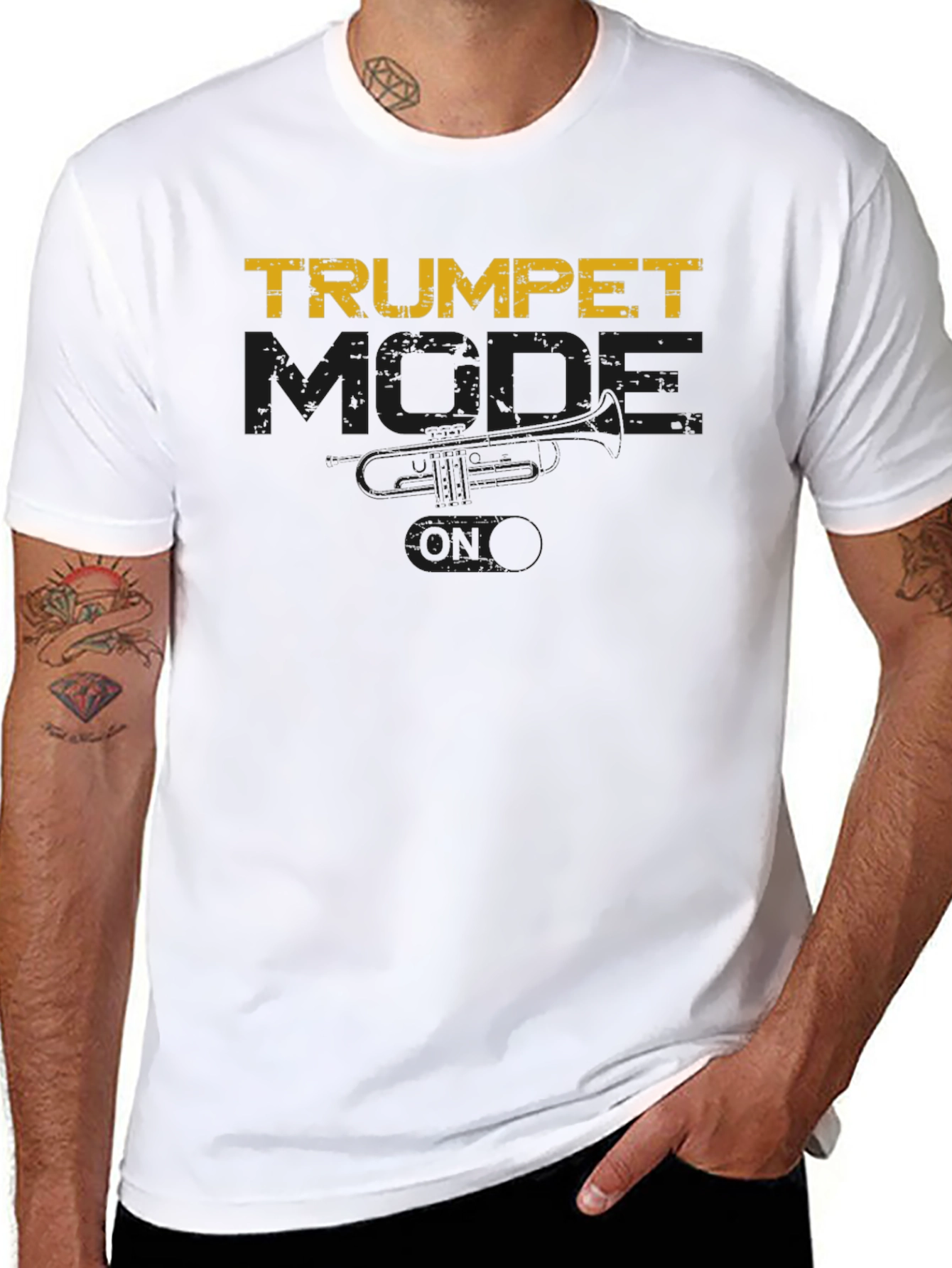 Trumpet Mode On Graphic T-Shirt