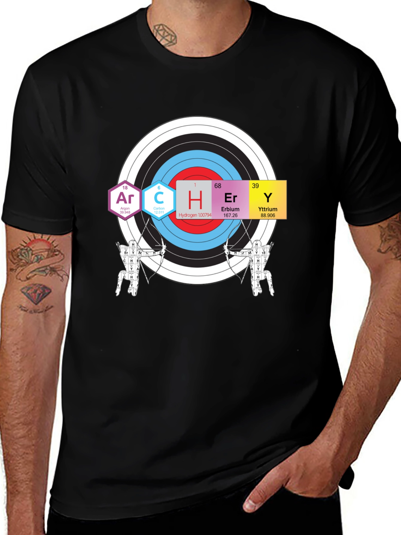 Archers Chemistry T-Shirt - Science Elements Target