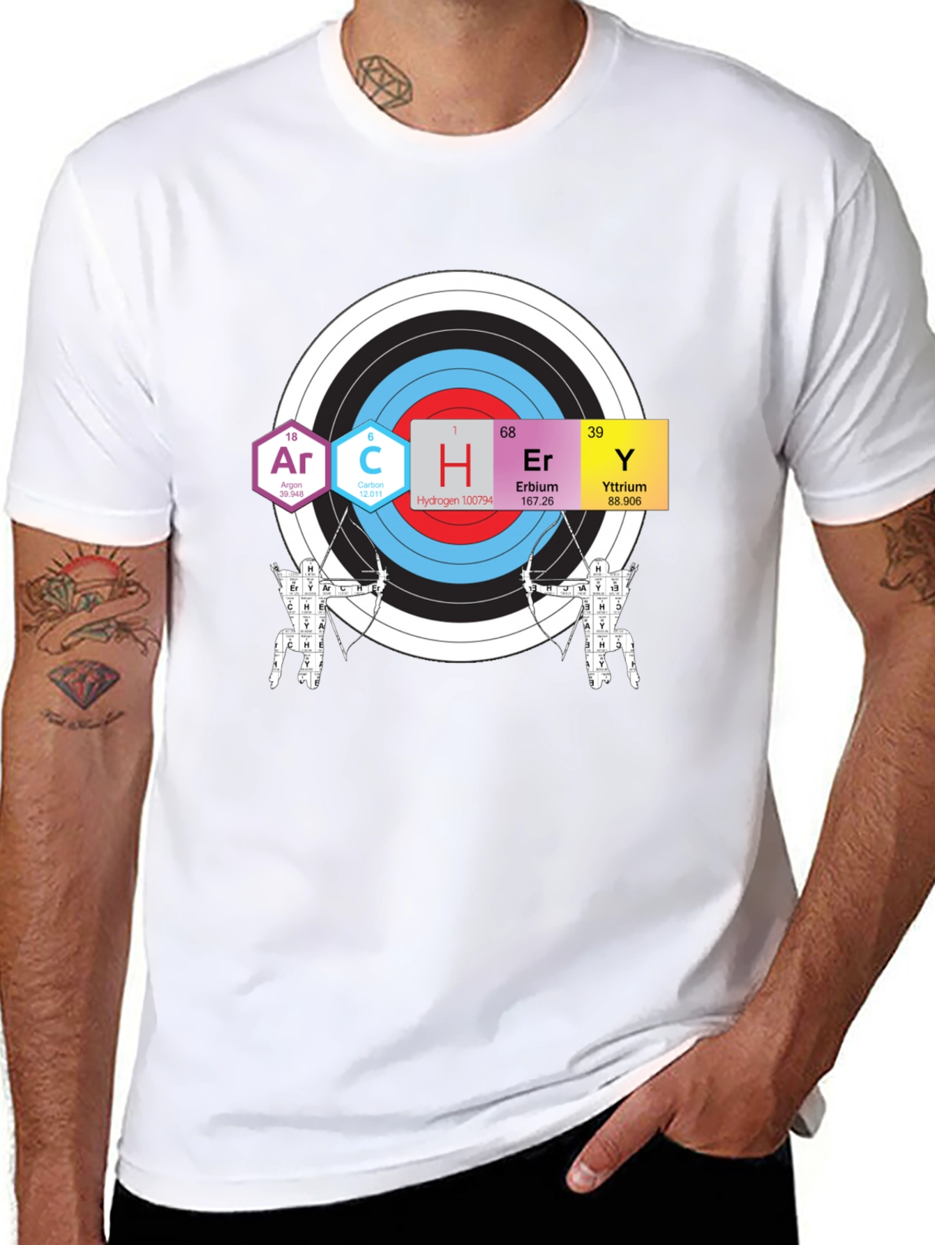 Archers Chemistry T-Shirt - Science Elements Target