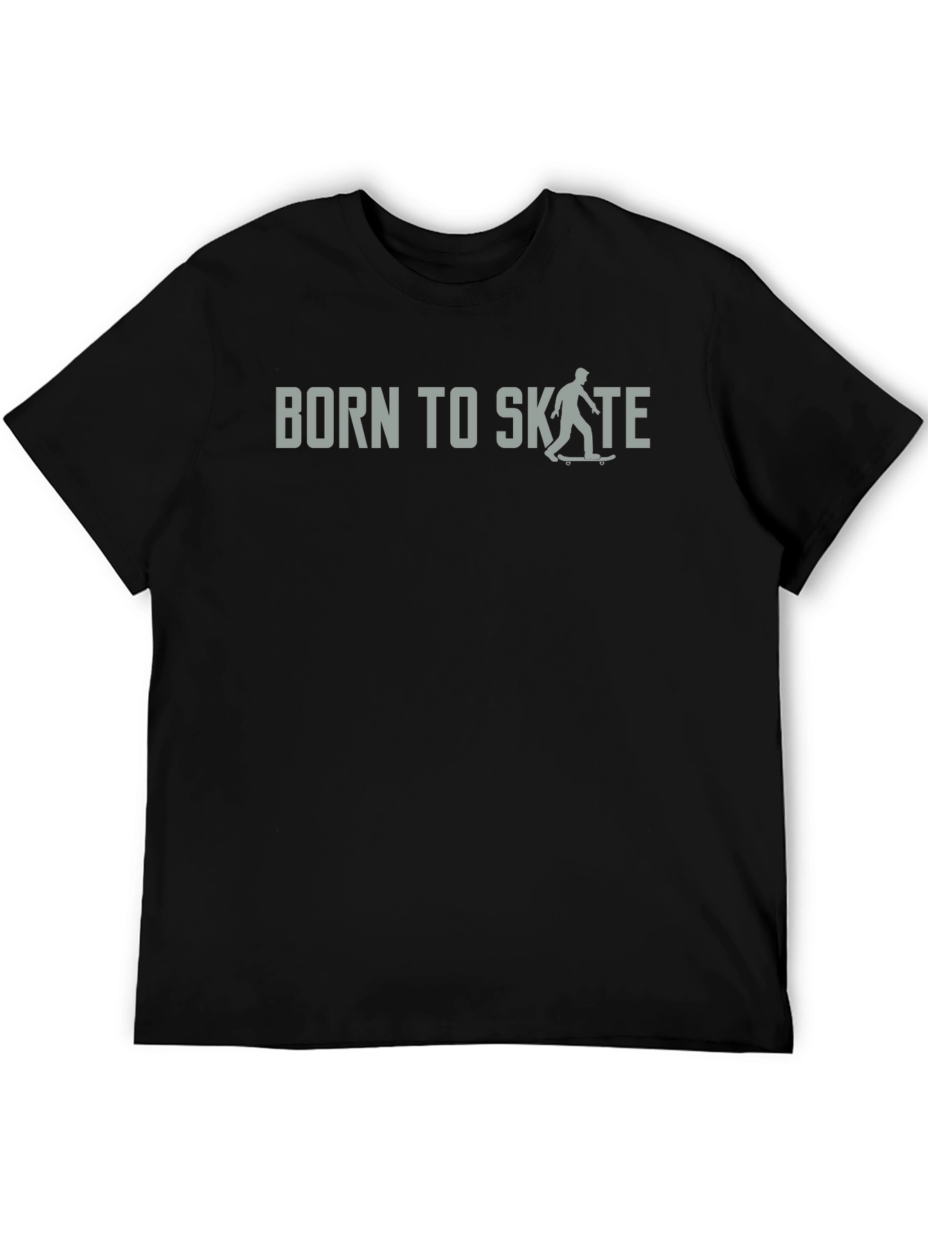 Born To Skate Black Graphic Tee