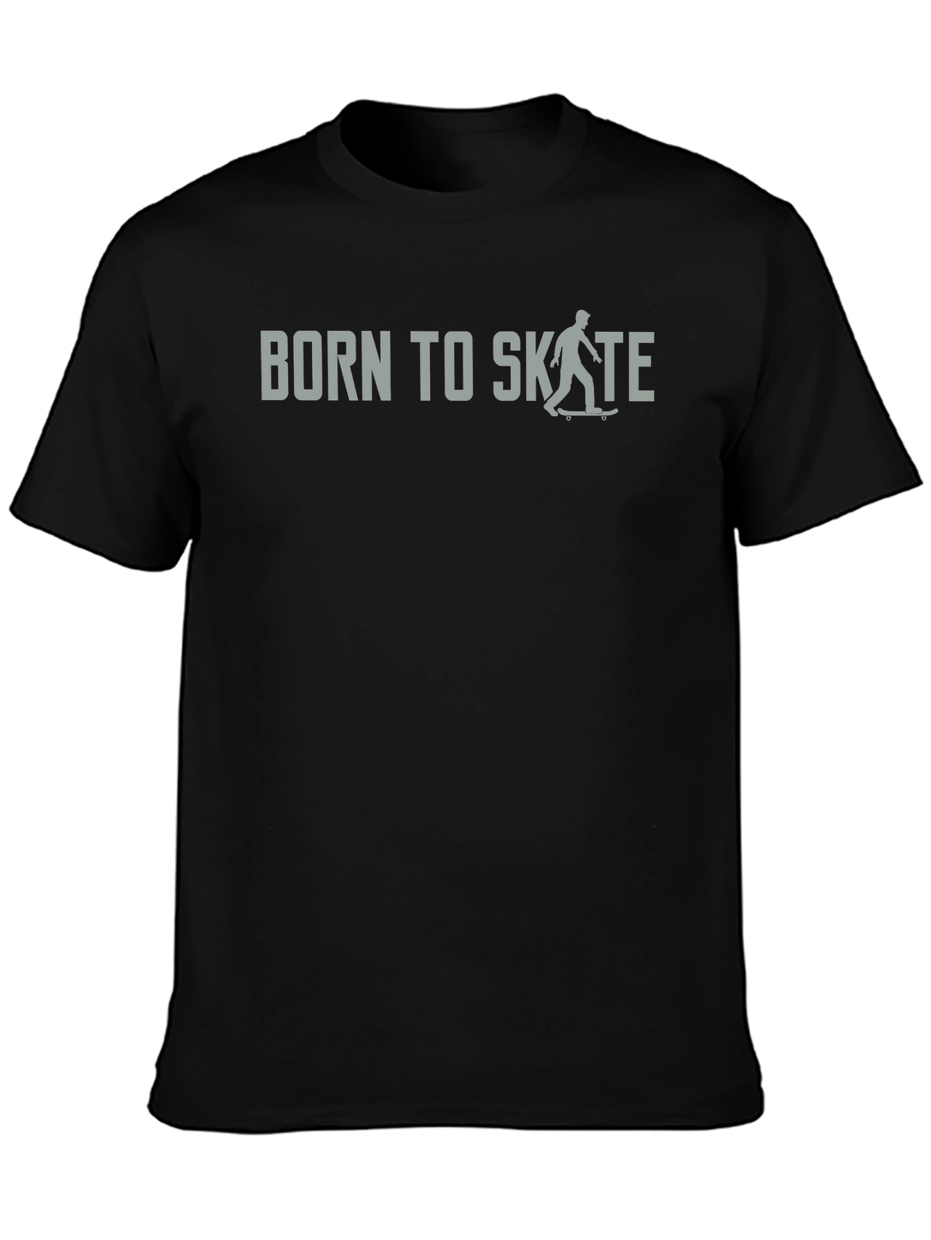 Born To Skate Black Graphic Tee