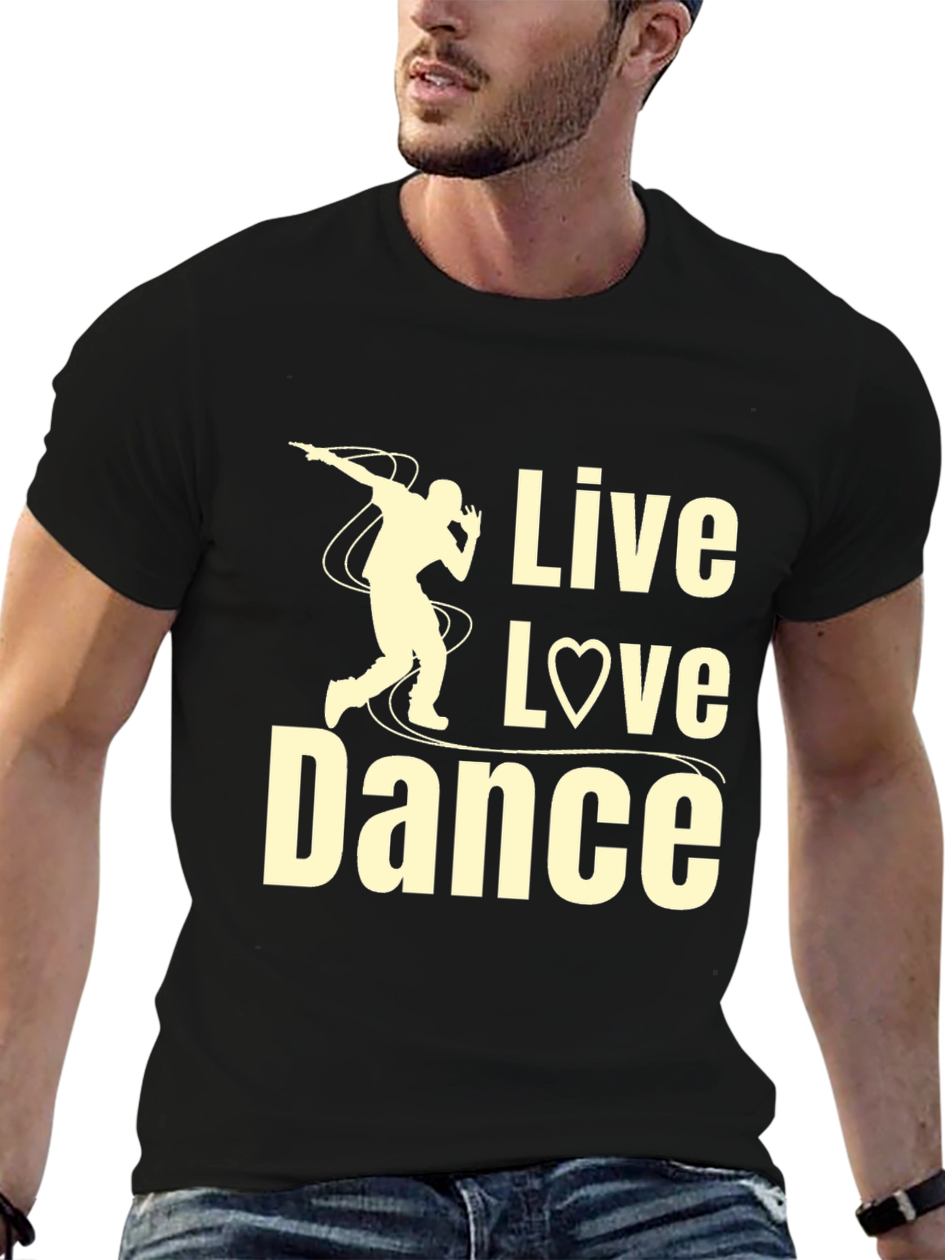 Live Love Dance T-Shirt - Stylish Dancer Graphic Tee