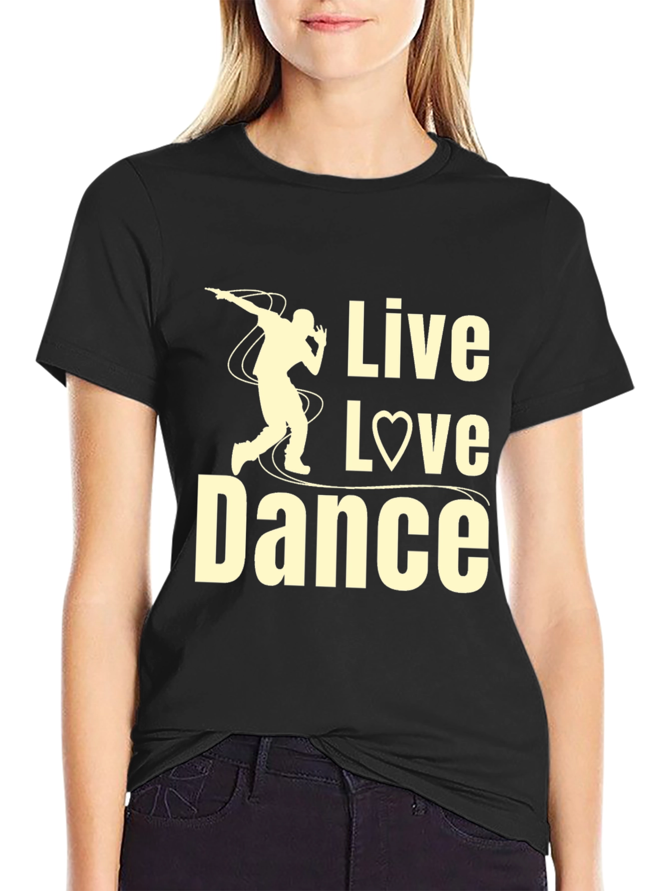 Live Love Dance T-Shirt - Stylish Dancer Graphic Tee