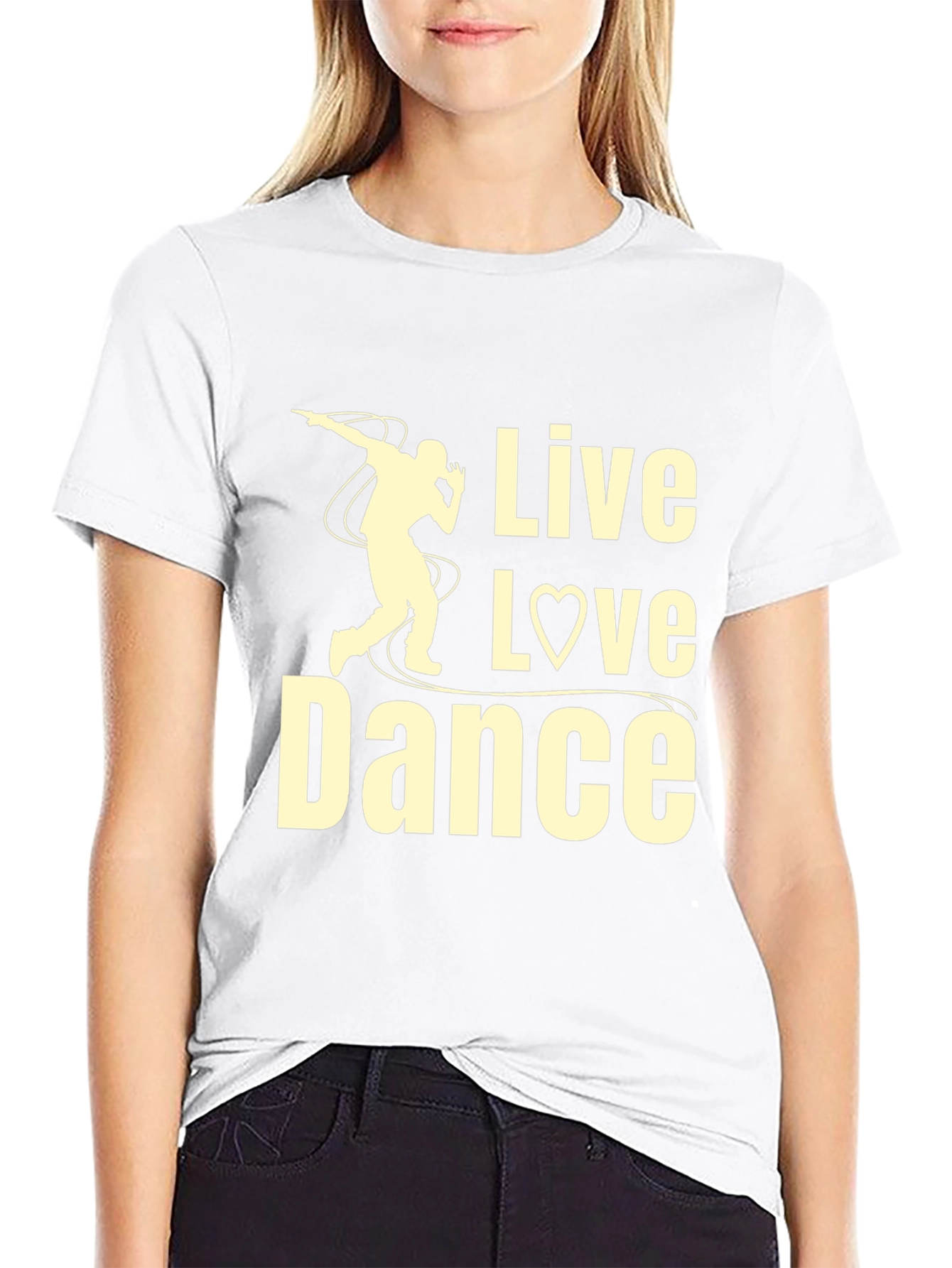 Live Love Dance T-Shirt - Stylish Dancer Graphic Tee