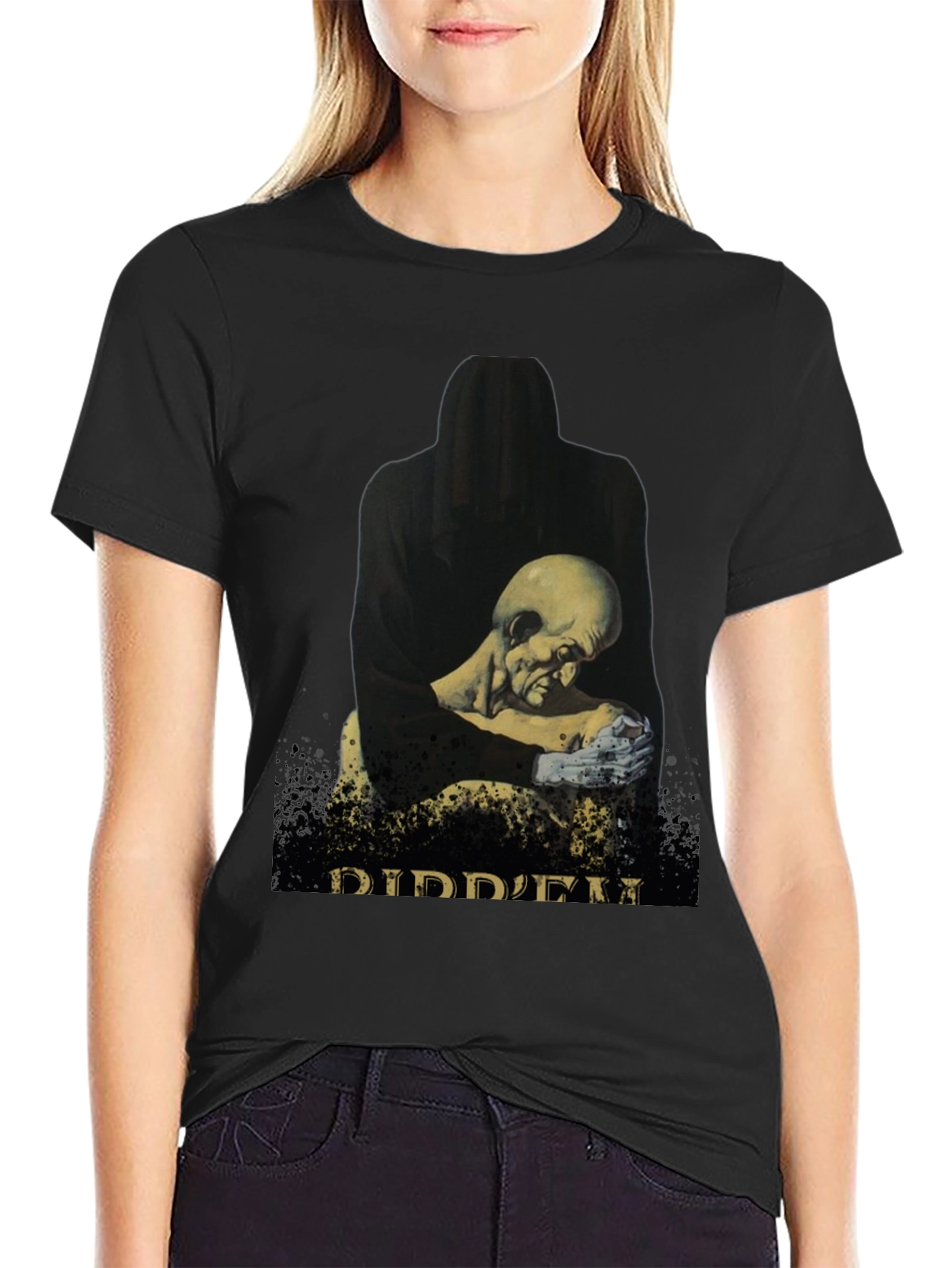 DIDDEM Graphic Tee - Black Crew Neck T-Shirt