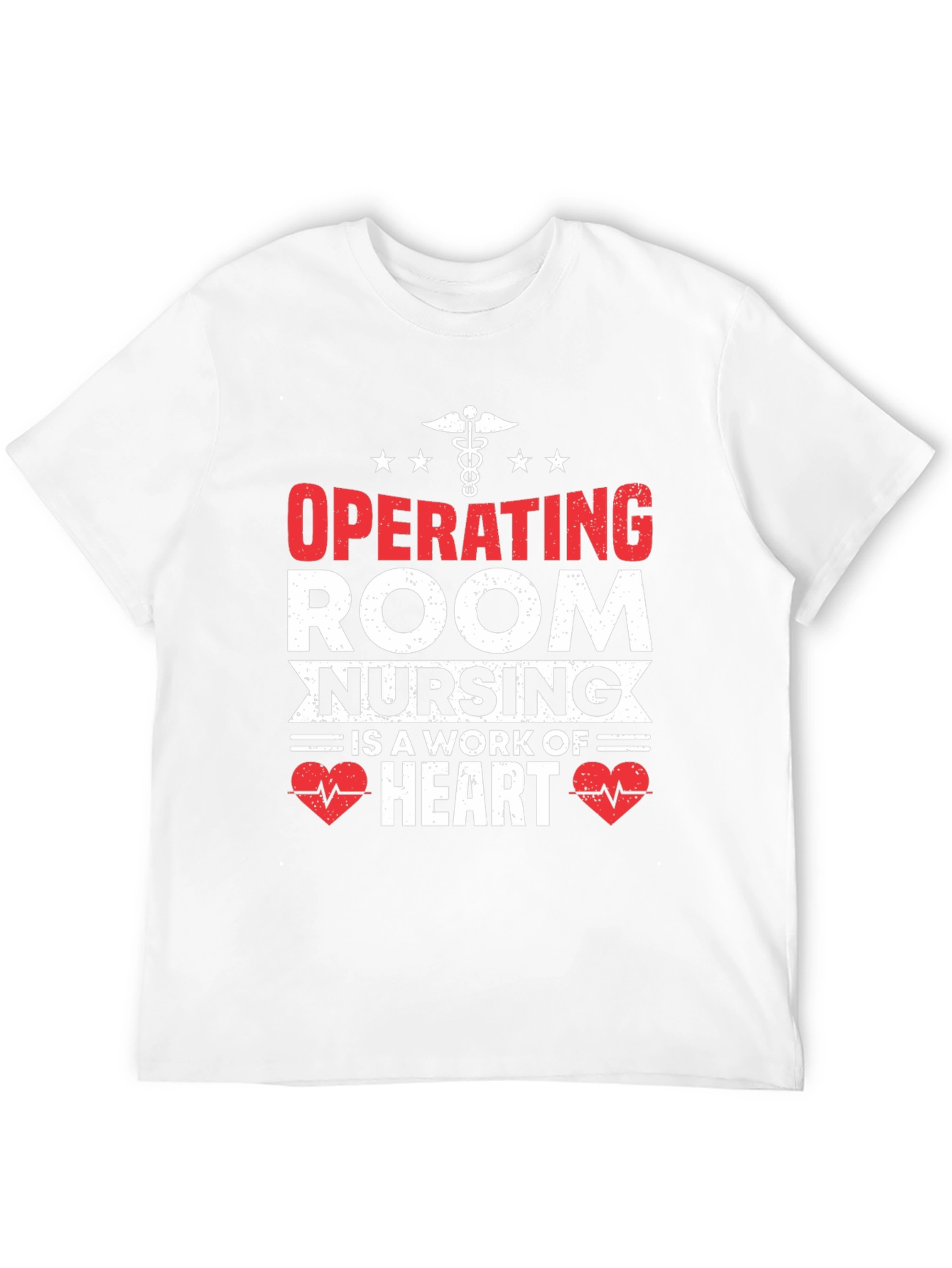 Operating Room Nursing Heart T-Shirt