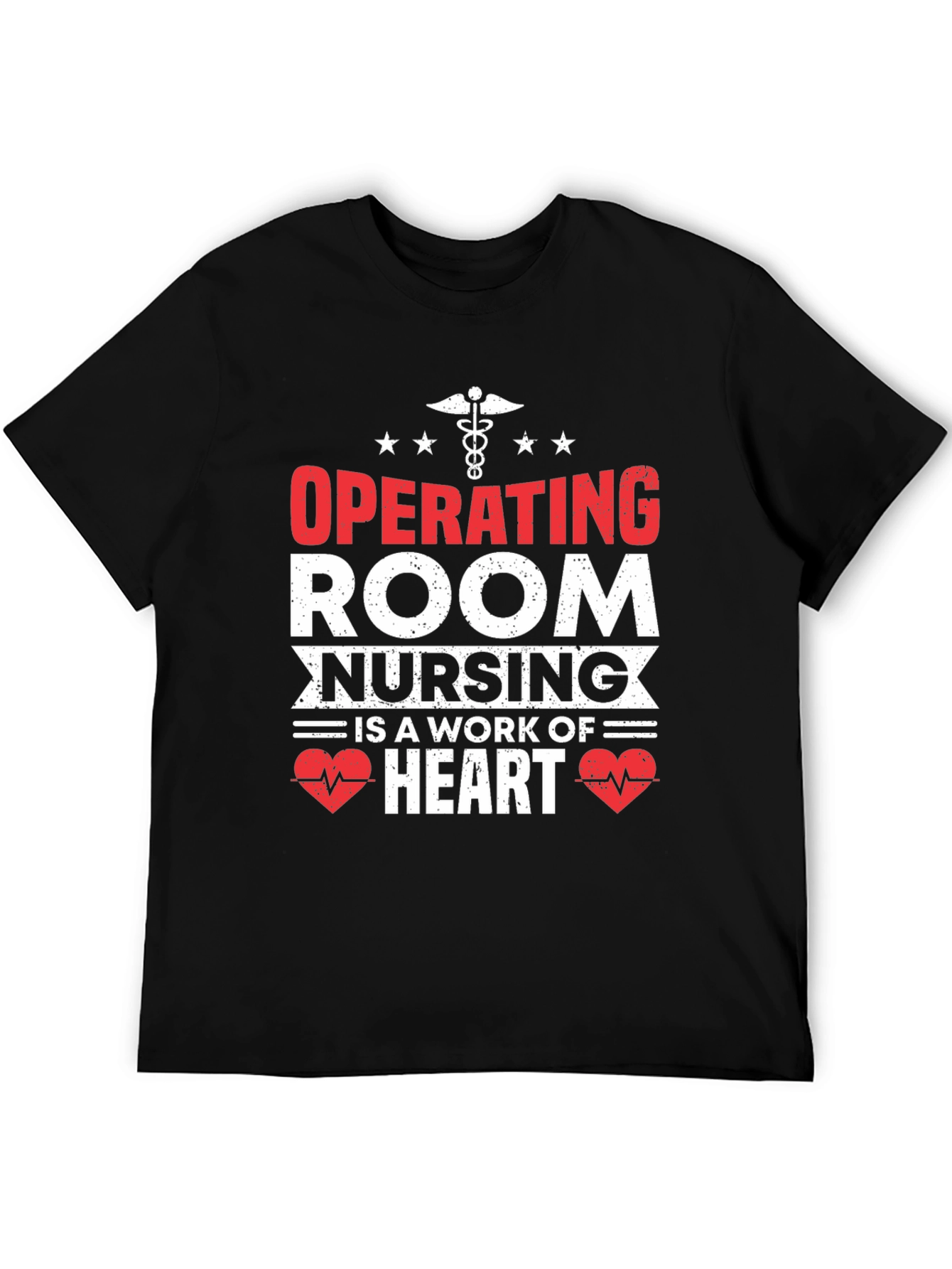 Operating Room Nursing Heart T-Shirt