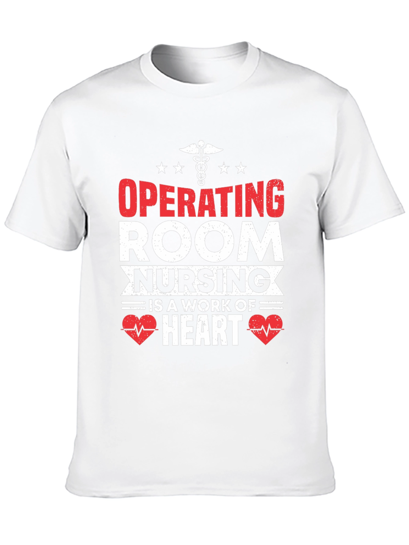 Operating Room Nursing Heart T-Shirt