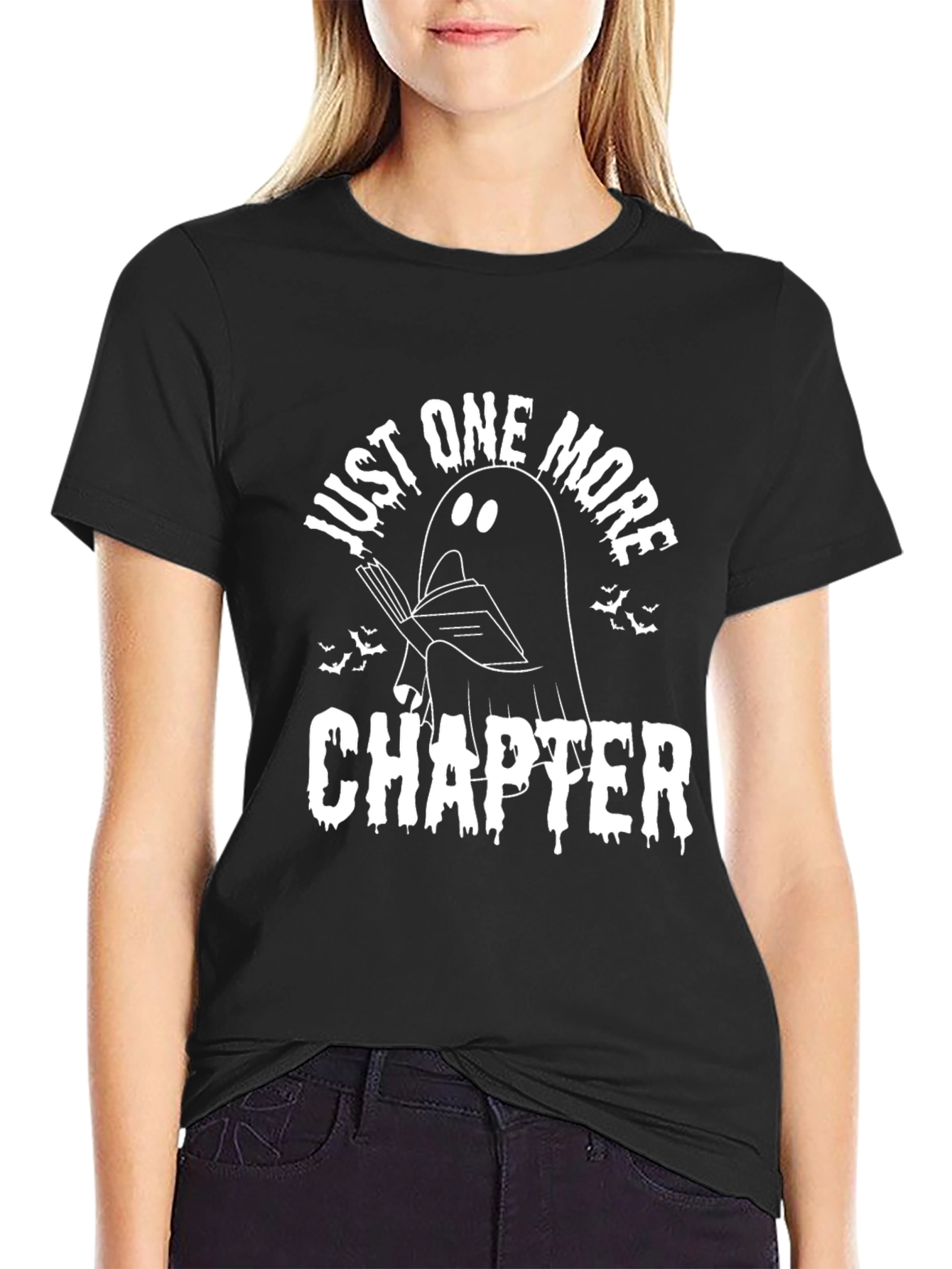 Just One More Chapter Ghost T-Shirt