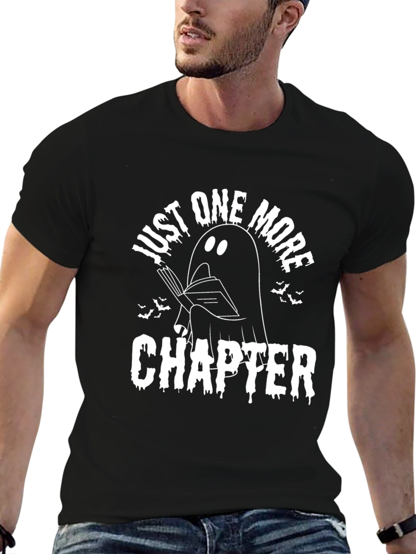 Just One More Chapter Ghost T-Shirt