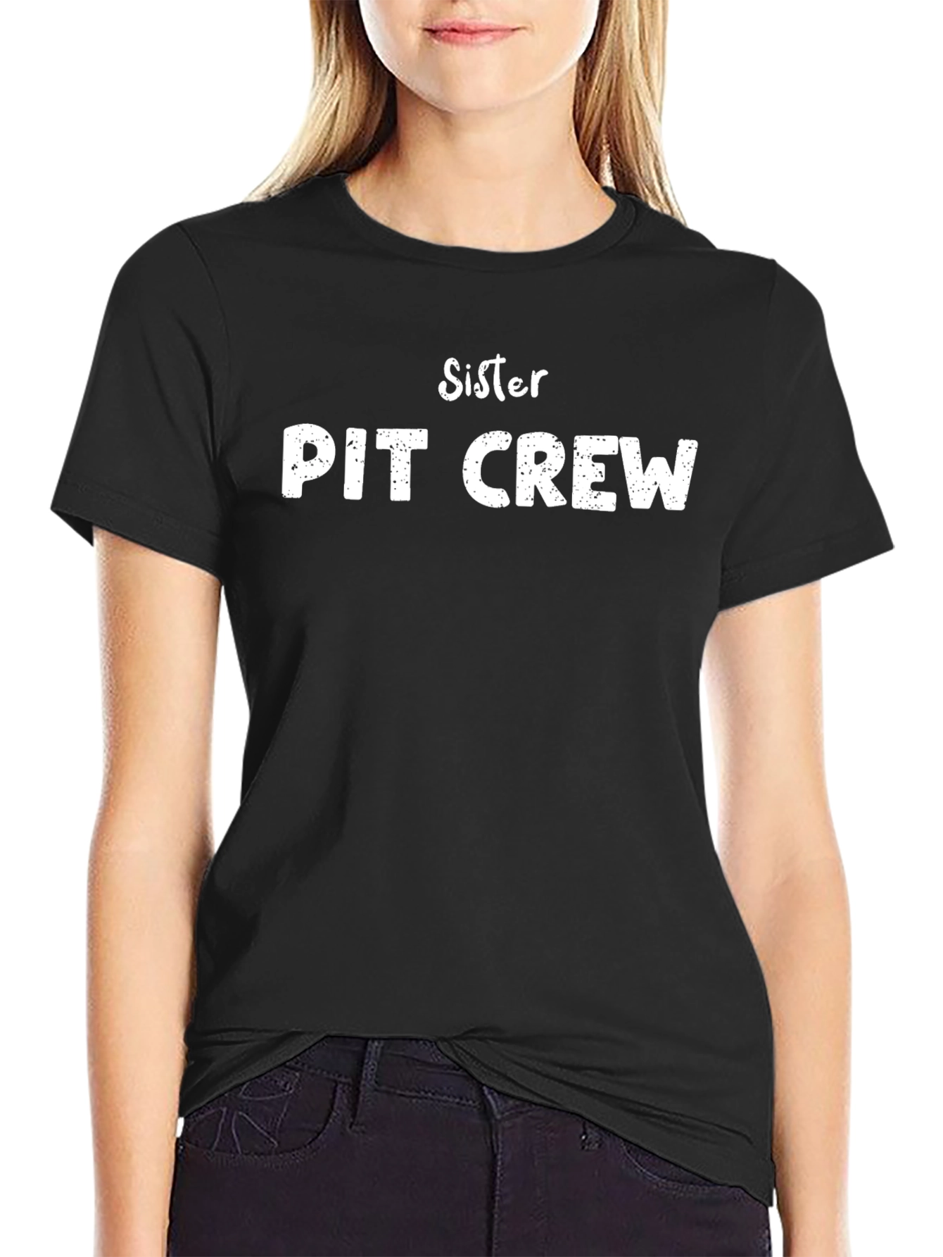 Sister Pit Crew Graphic Tee