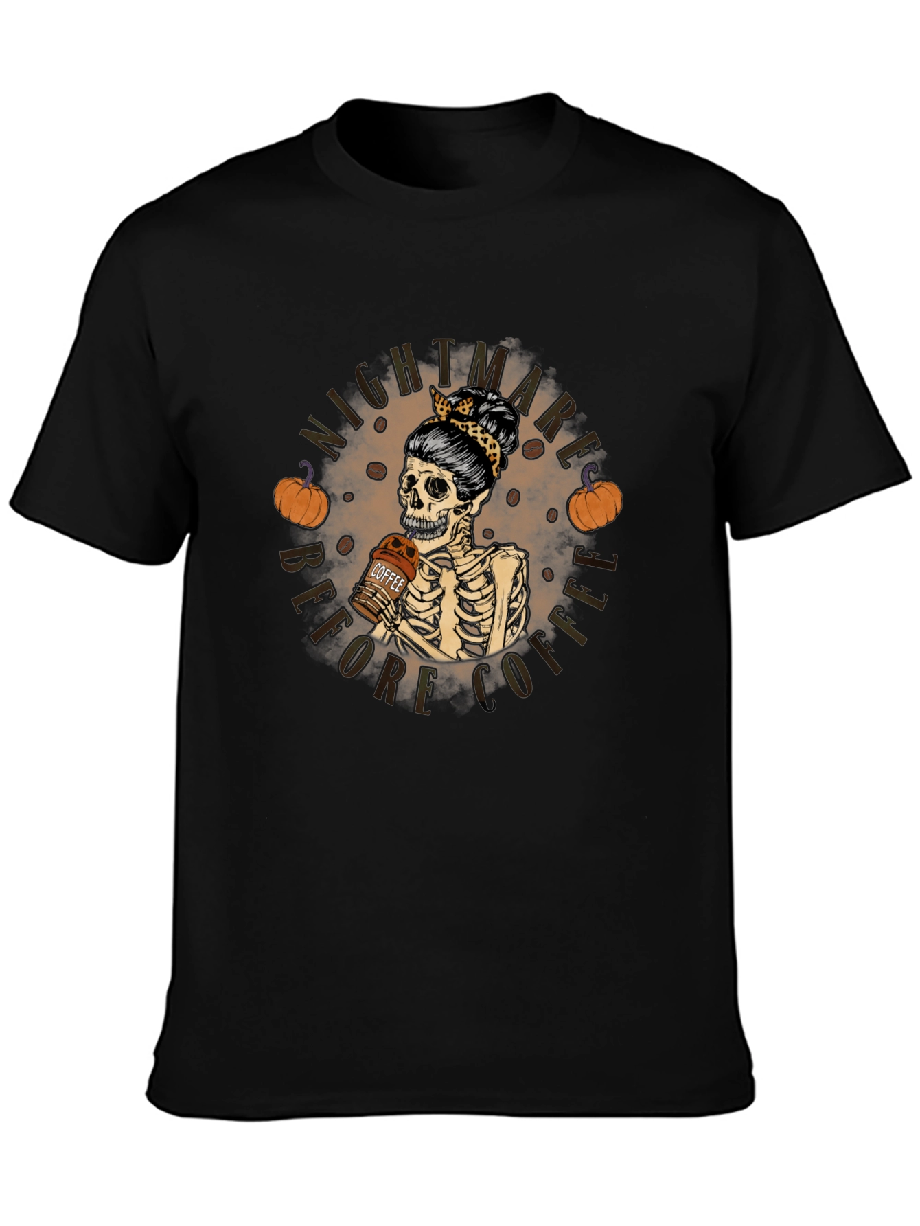 Nightmare Before Coffee Skeleton T-Shirt