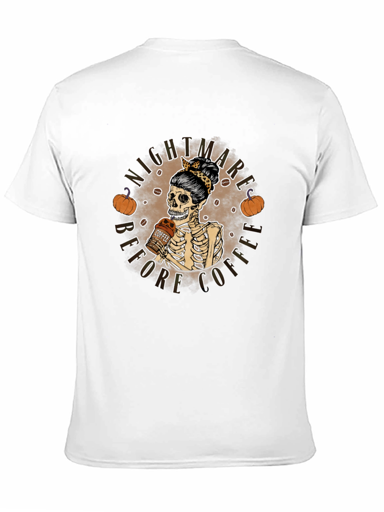 Nightmare Before Coffee Skeleton T-Shirt