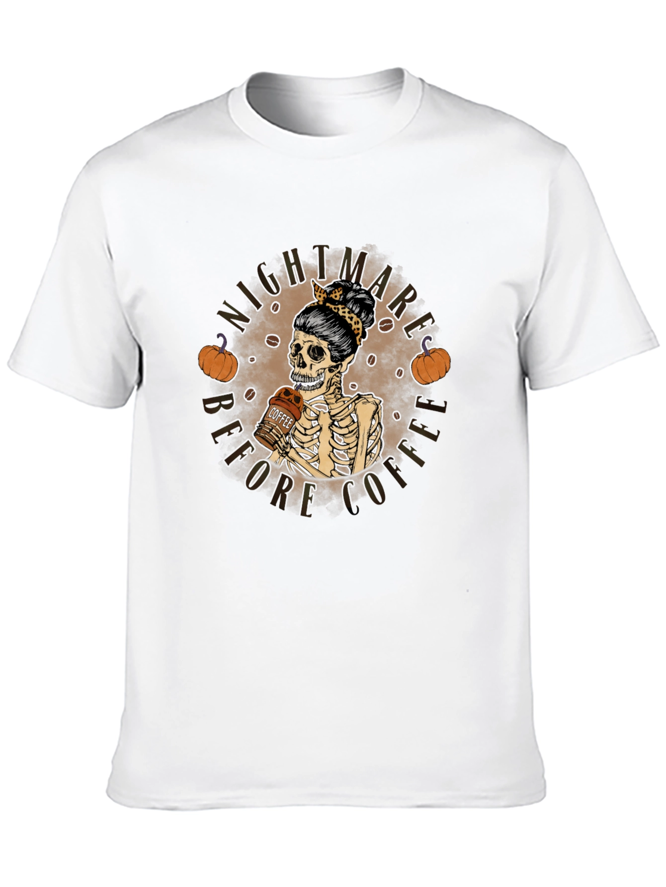 Nightmare Before Coffee Skeleton T-Shirt
