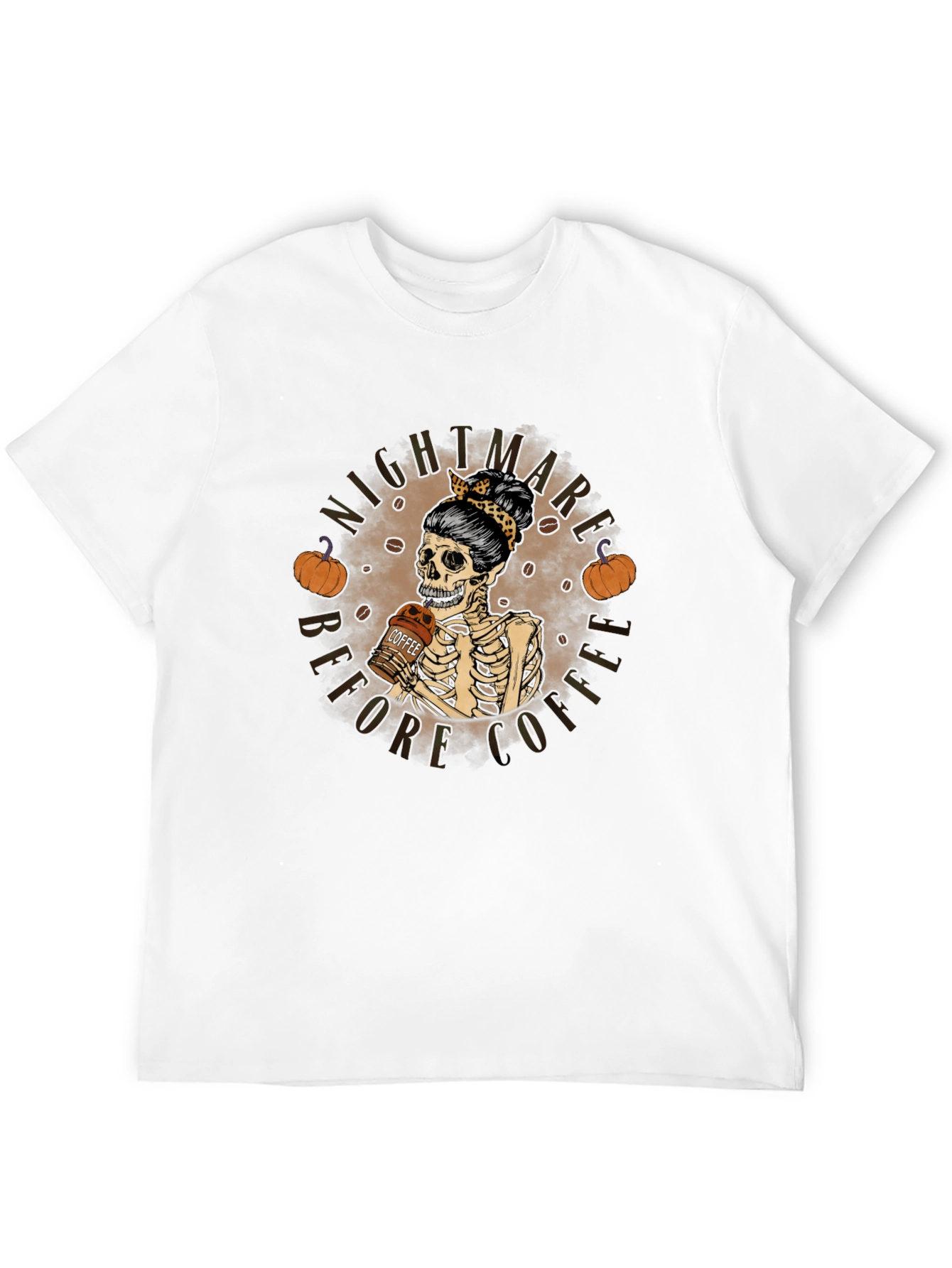 Nightmare Before Coffee Skeleton T-Shirt