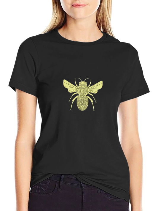 Bee Graphic T-Shirt - Black