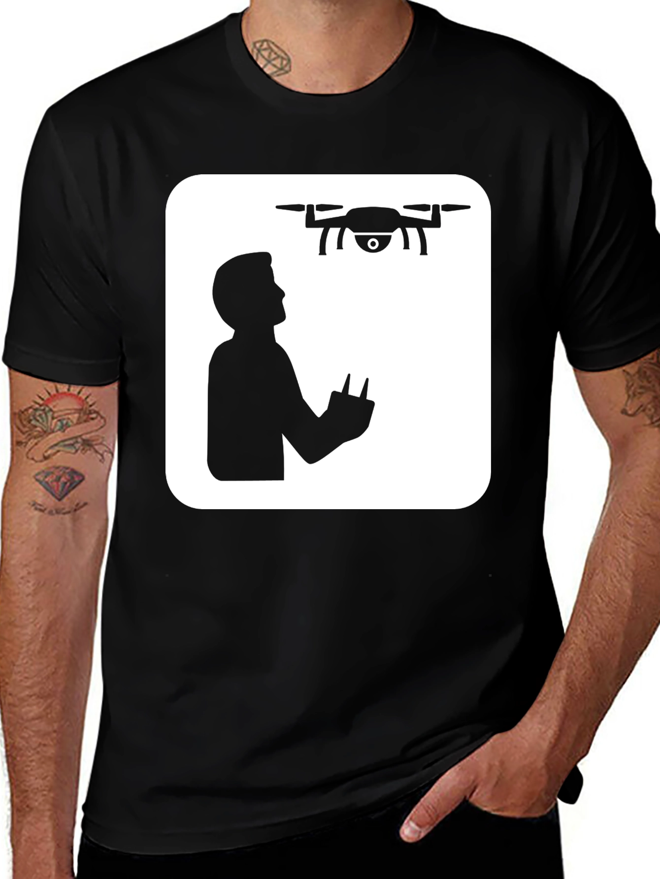 Drone Pilot T-Shirt - Fly High Stay Grounded!