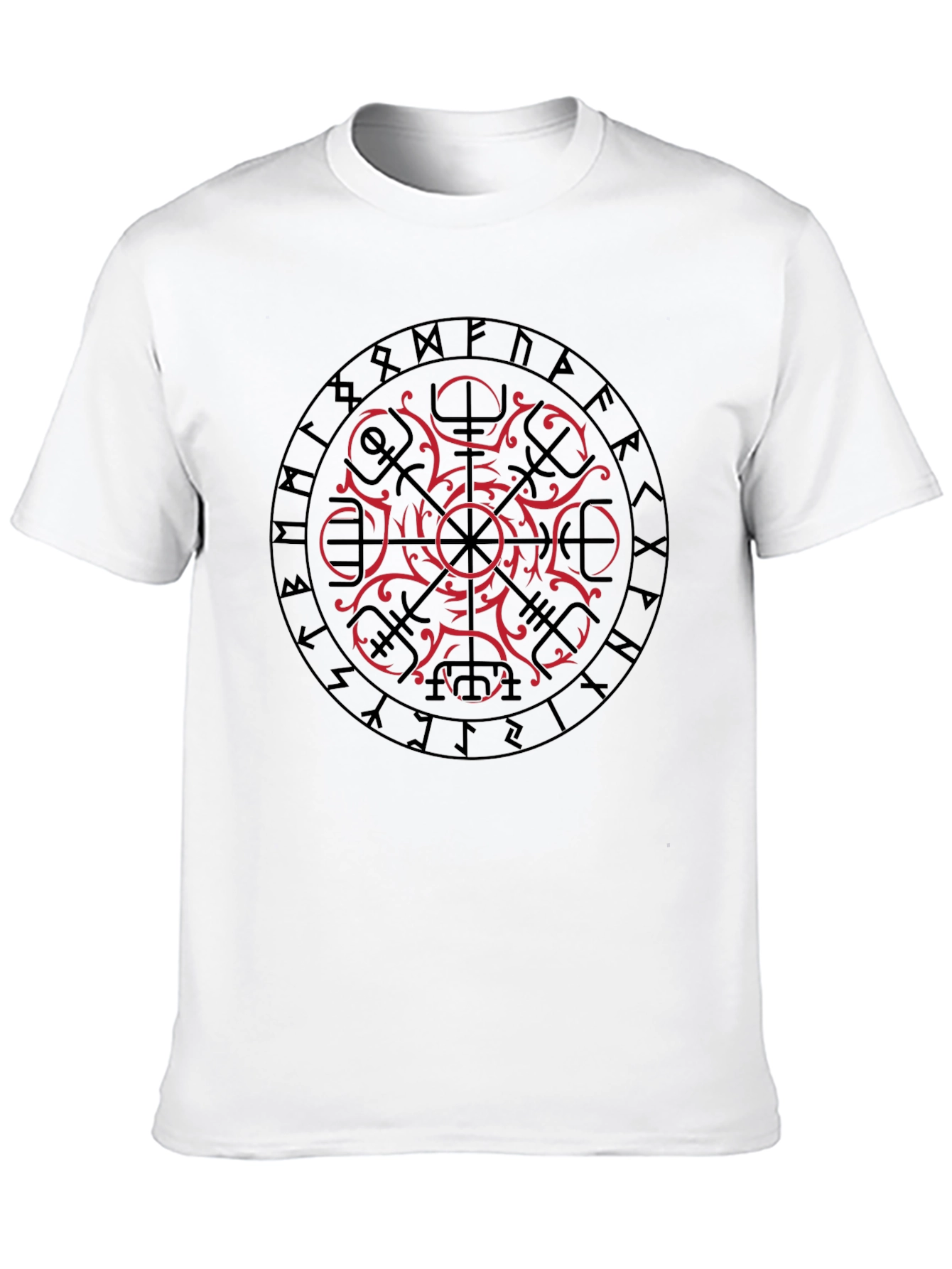 Viking Rune Circle Graphic T-Shirt