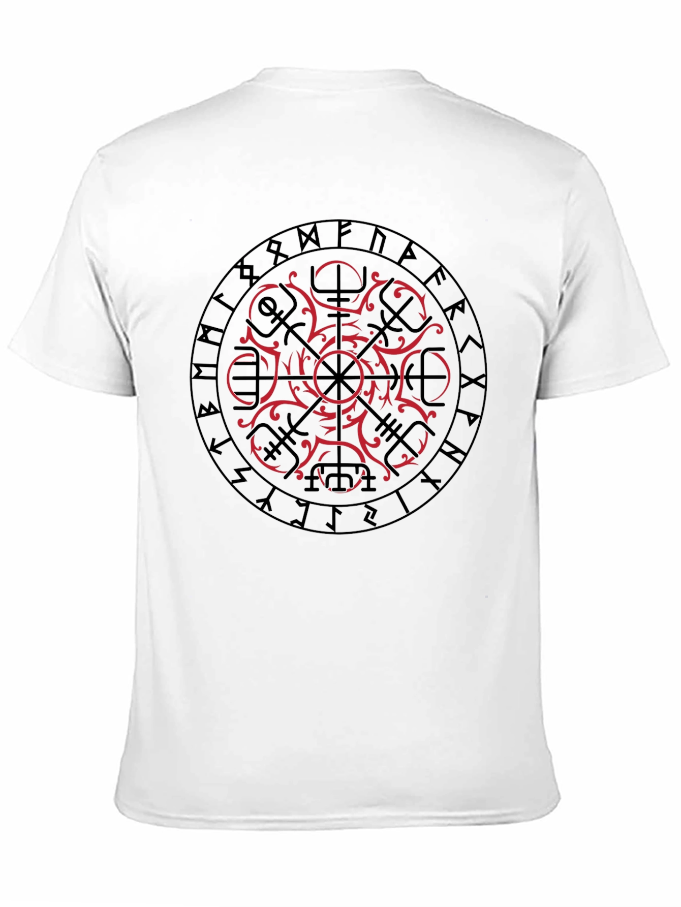 Viking Rune Circle Graphic T-Shirt