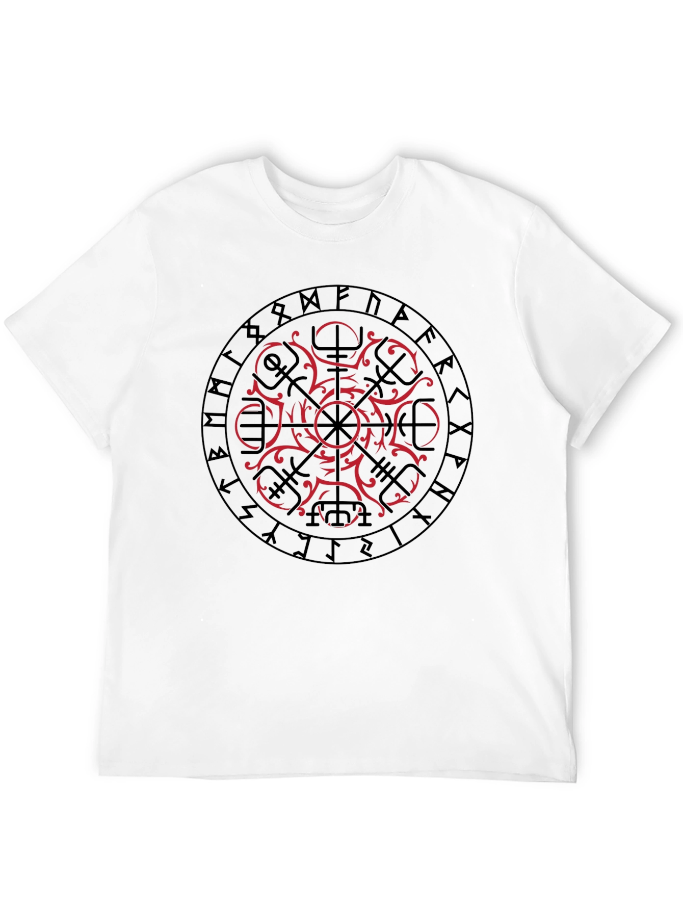 Viking Rune Circle Graphic T-Shirt