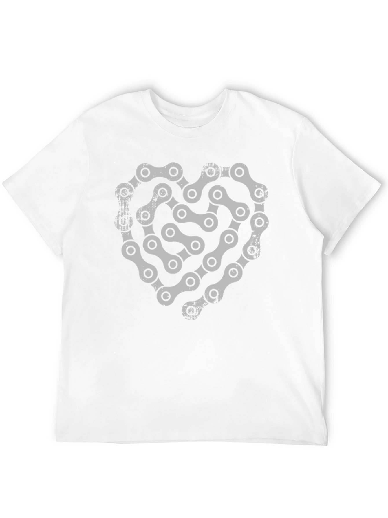 Chain Heart Graphic Tee - Cycling Love