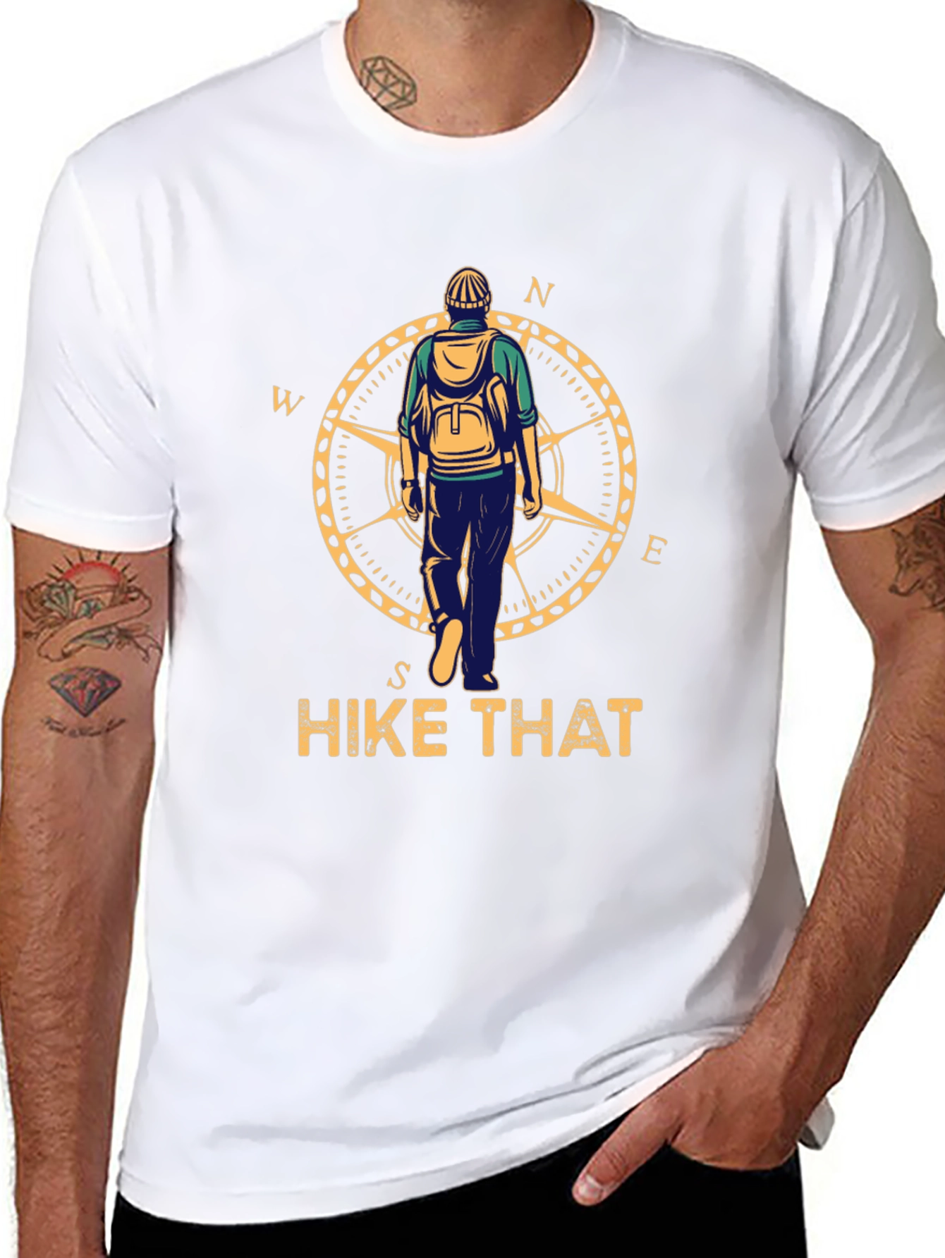 Hike That Graphic Tee - Adventure Awaits!