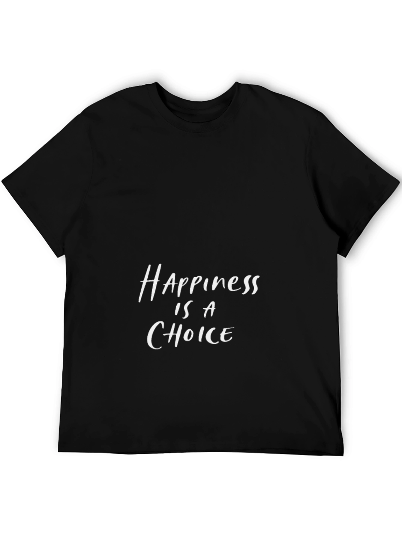 Happiness Is A Choice Black T-Shirt
