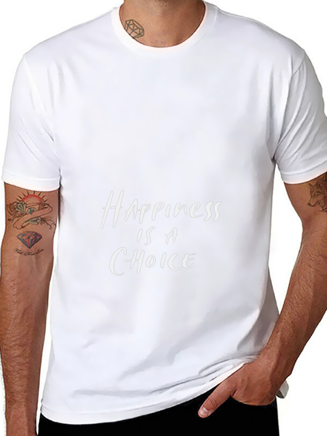 Happiness Is A Choice Black T-Shirt