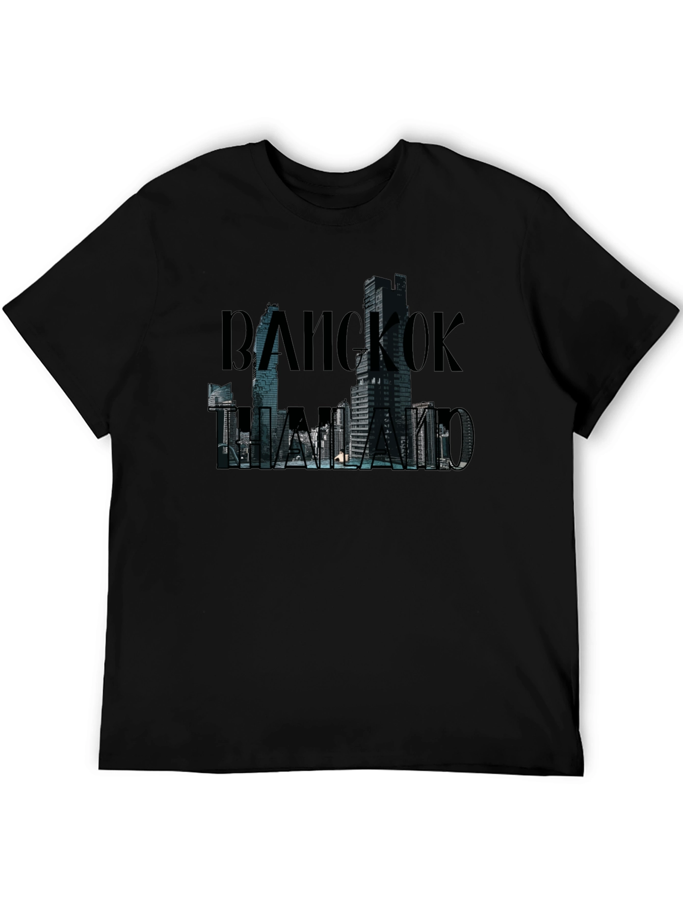 Bangkok Thailand Graphic T-Shirt - Urban Cityscape Design